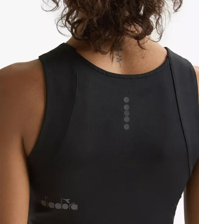 L. Crop Top Run Top da corsa aderente