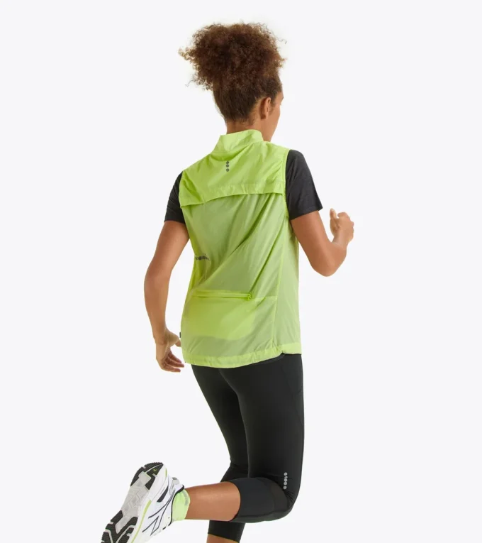 L. Gilet ripiegabile Gilet da corsa ripiegabile e antivento