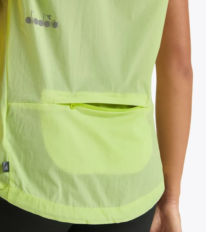 L. Gilet ripiegabile Gilet da corsa ripiegabile e antivento