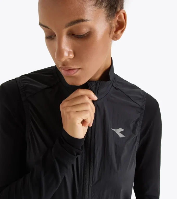 L. Gilet ripiegabile Gilet da corsa ripiegabile e antivento