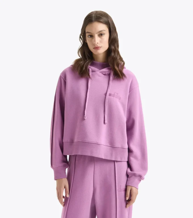 L. Hoodie Athl. Logo Felpa con cappuccio – Donna