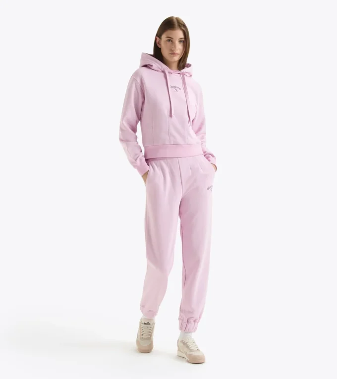 L. Hoodie Athl. Logo Felpa con cappuccio in cotone