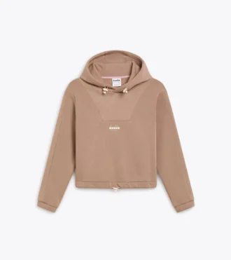 L. Hoodie Athl. Logo Felpa con cappuccio in pile con vestibilità regolabile