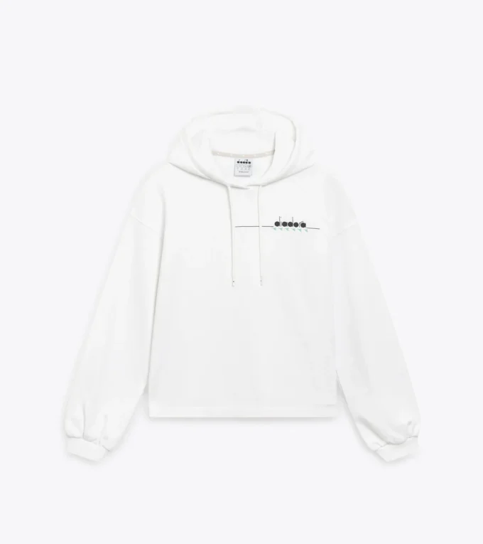 L. Hoodie Ess. Sports Felpa con cappuccio in cotone