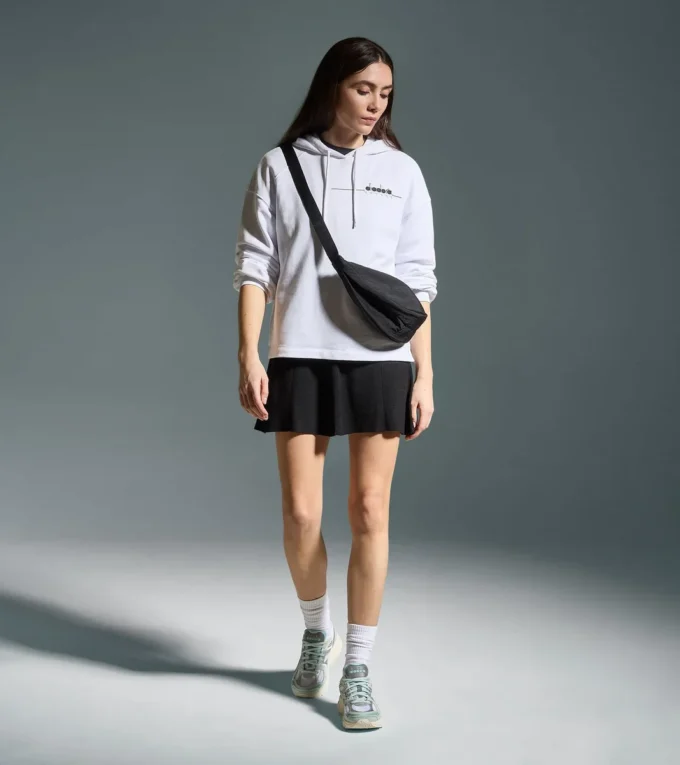 L. Hoodie Ess. Sports Felpa con cappuccio in cotone