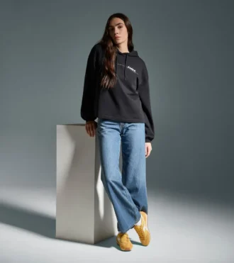 L. Hoodie Ess. Sports Felpa con cappuccio in cotone