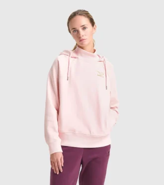 L. Hoodie Flounce Felpa con cappuccio