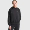 L. Hoodie Flounce Felpa con cappuccio