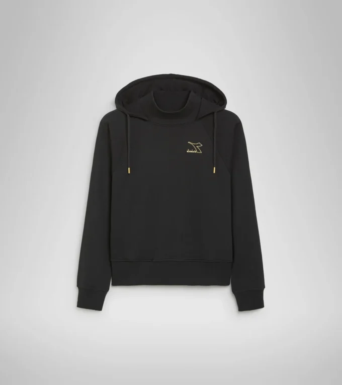 L. Hoodie Flounce Felpa con cappuccio