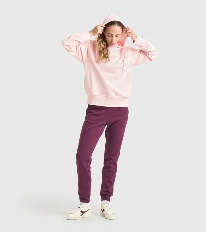 L. Hoodie Flounce Felpa con cappuccio