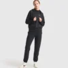 L. Hoodie Flounce Felpa con cappuccio
