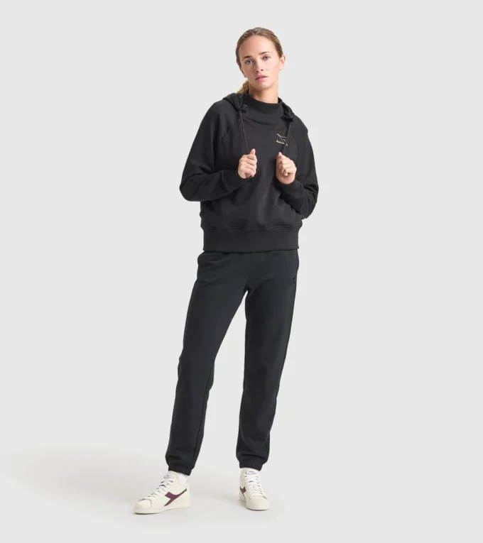 L. Hoodie Flounce Felpa con cappuccio