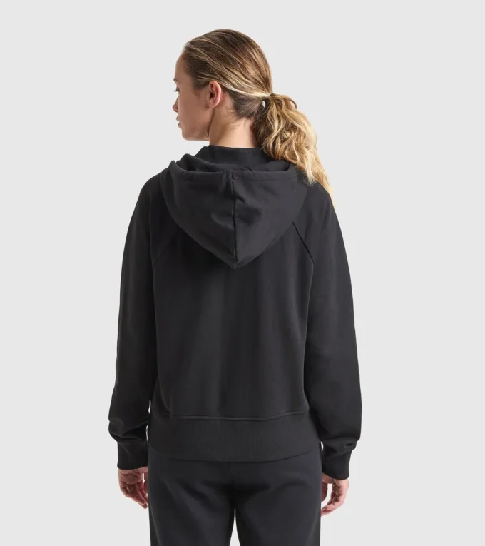 L. Hoodie Flounce Felpa con cappuccio
