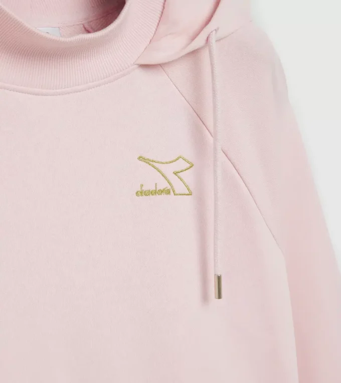 L. Hoodie Flounce Felpa con cappuccio