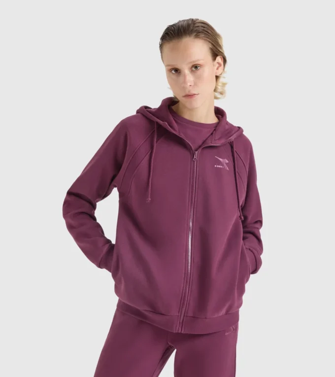 L.Hoodie Fz Chromia Felpa con cappuccio
