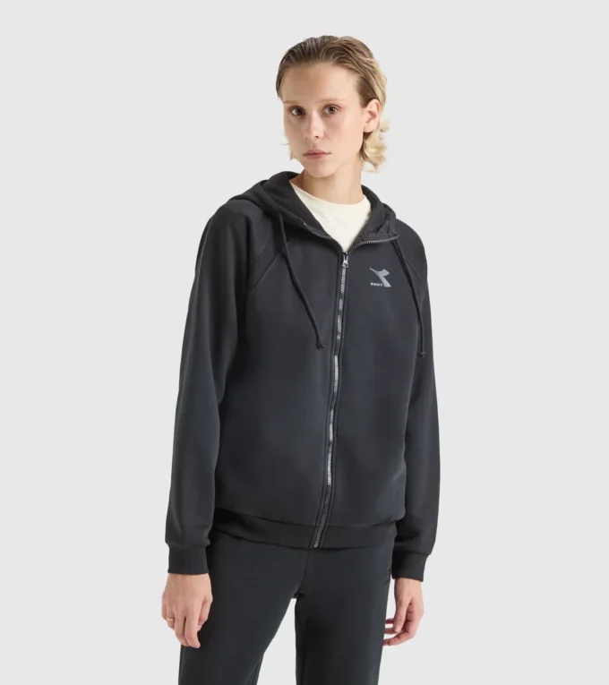 L.Hoodie Fz Chromia Felpa con cappuccio