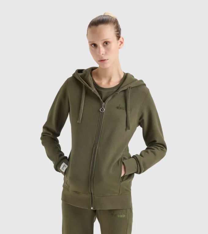 L. Hoodie Fz Mii Felpa con cappuccio – Made in Italy