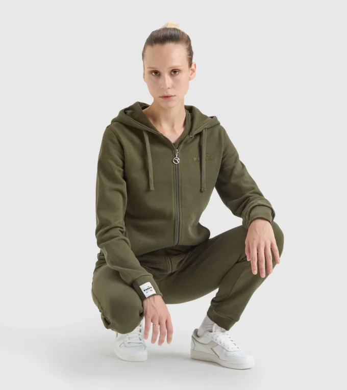 L. Hoodie Fz Mii Felpa con cappuccio – Made in Italy
