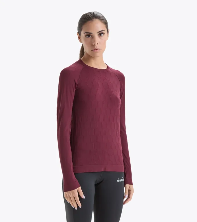 L. Ls Skin Friendly T-Shirt Maglia da corsa a maniche lunghe