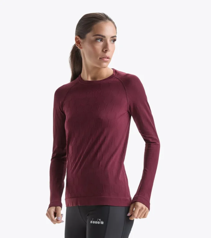 L. Ls Skin Friendly T-Shirt Maglia da corsa a maniche lunghe