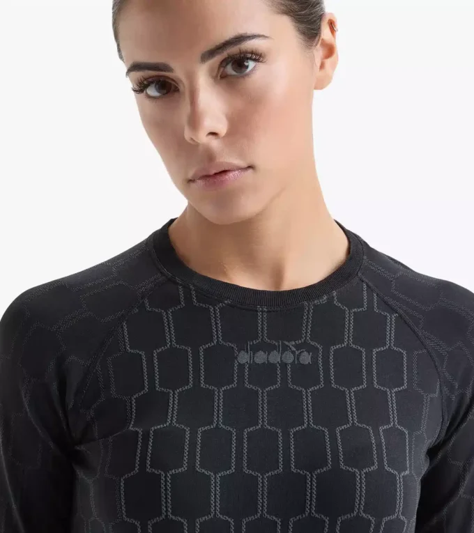 L. Ls Skin Friendly T-Shirt Maglia da corsa a maniche lunghe