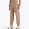 L. Pantaloni Athl. Pantaloni della tuta in pile con logo – Vestibilità regolabile