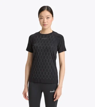 L. Ss Skin Friendly T-Shirt Maglietta da corsa a maniche corte