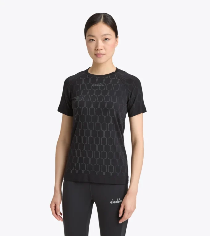 L. Ss Skin Friendly T-Shirt Maglietta da corsa a maniche corte