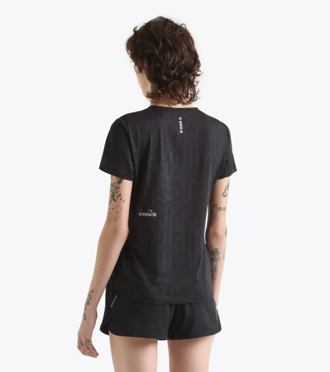 L. Super Light Ss T-Shirt Maglietta da corsa – Tessuto leggero Coolcore