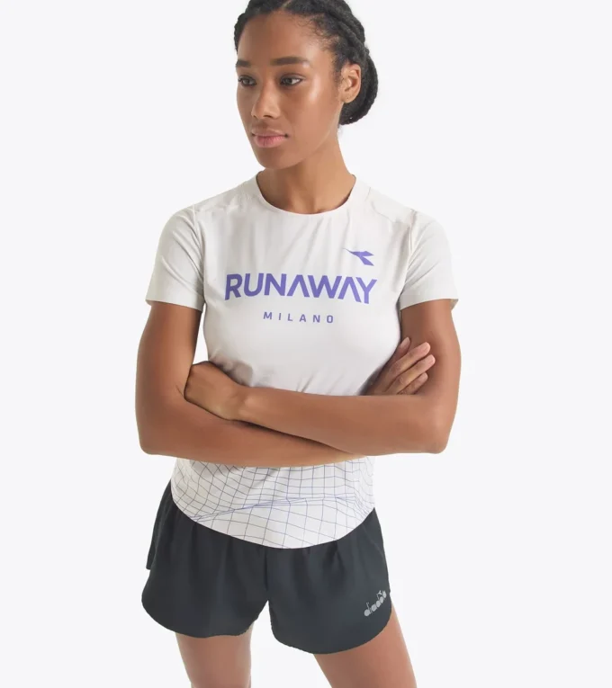 L. Super Light Ss T-Shirt Runaway Maglietta da corsa Runaway – Tessuto leggero