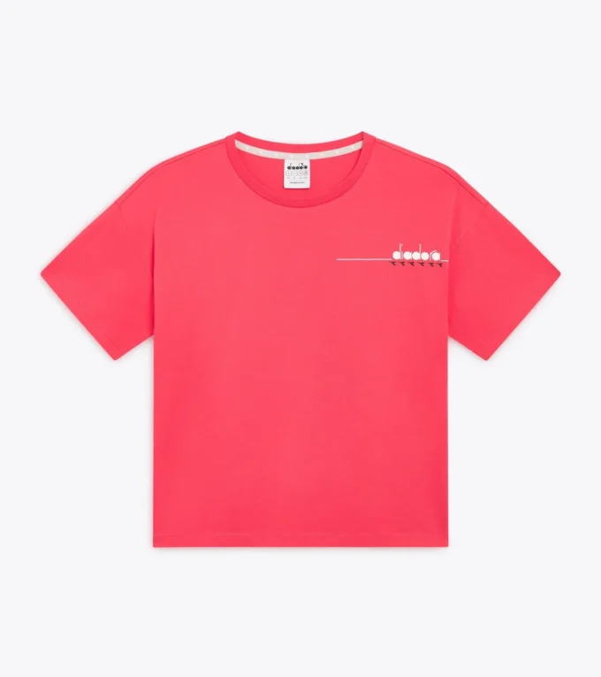 L. T-Shirt Ss Ii Ess. Sports T-shirt in cotone – Vestibilità comoda