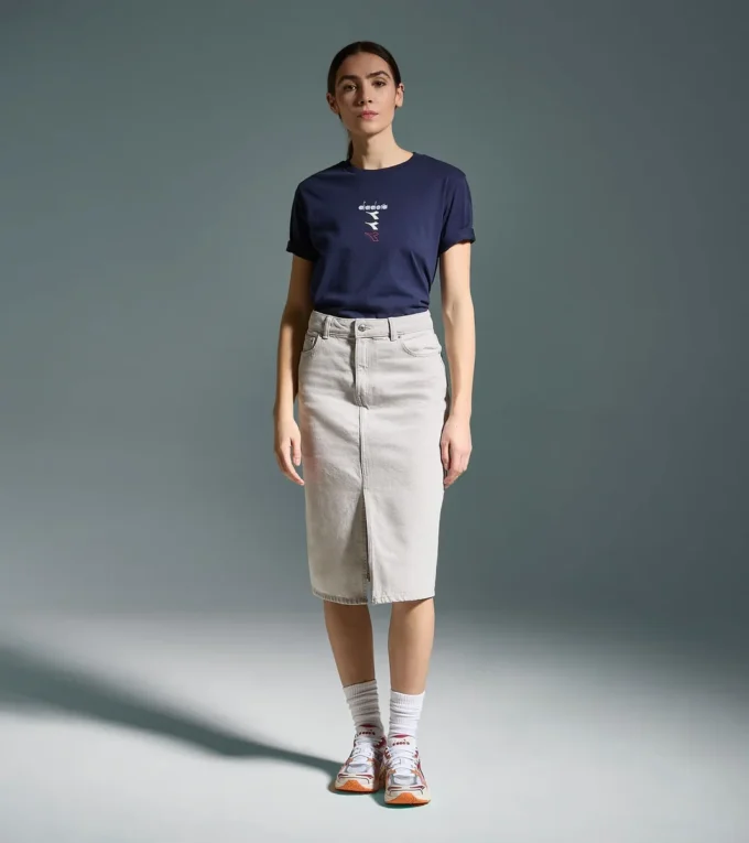 L. T-Shirt Ss Iii Ess. Sports T-shirt in cotone – Vestibilità regolare