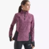 L. Warm Up Winter Sweat Be One Top da corsa con zip a 1/2