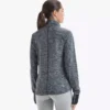 L. Warm Up Winter Sweat Be One Top da corsa con zip a 1/2
