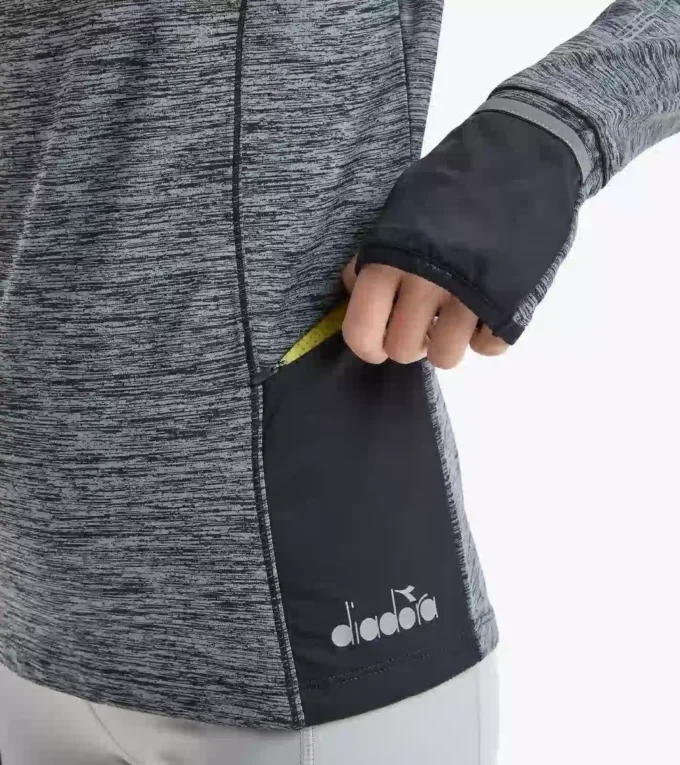 L. Warm Up Winter Sweat Be One Top da corsa con zip a 1/2