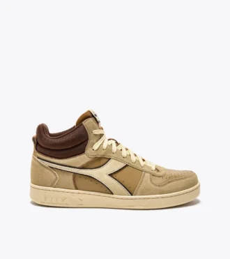 Magic Basket Demi Cut Suede Leather Sneakers sportive