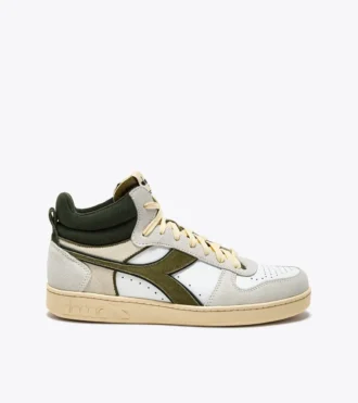 Magic Basket Demi Cut Suede Leather Sneakers sportive