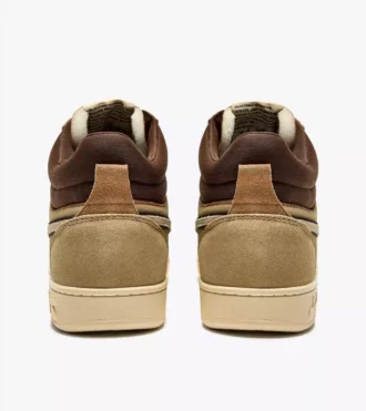 Magic Basket Demi Cut Suede Leather Sneakers sportive