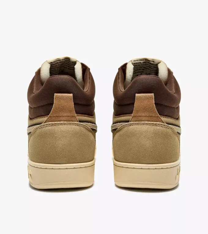 Magic Basket Demi Cut Suede Leather Sneakers sportive