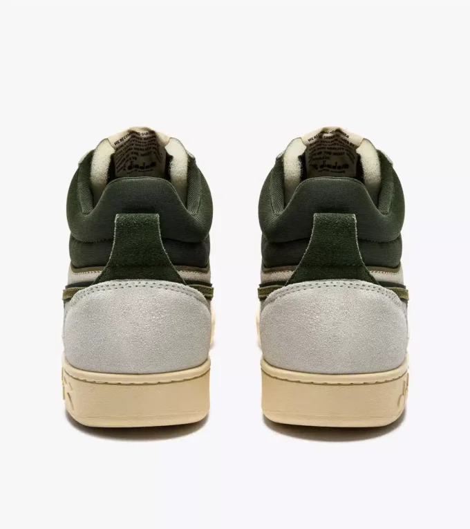 Magic Basket Demi Cut Suede Leather Sneakers sportive