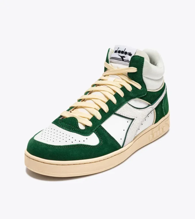 Magic Basket Demi Cut Suede Leather Sneakers sportive