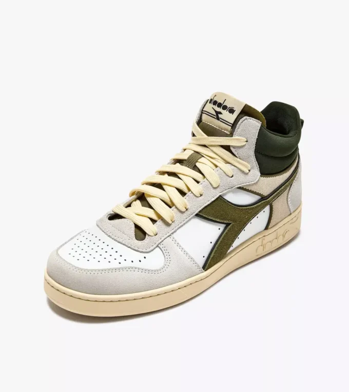 Magic Basket Demi Cut Suede Leather Sneakers sportive