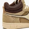 Magic Basket Demi Cut Suede Leather Sneakers sportive