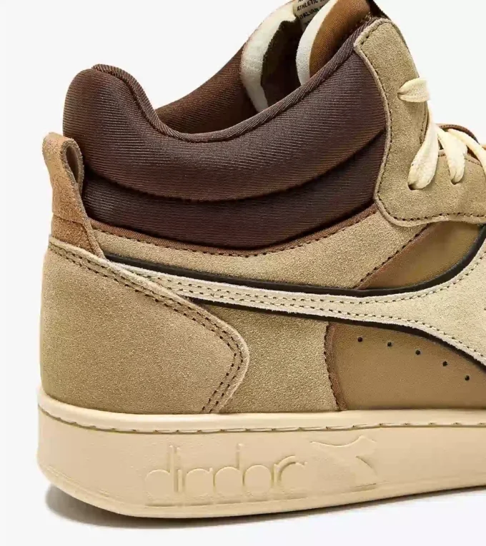 Magic Basket Demi Cut Suede Leather Sneakers sportive