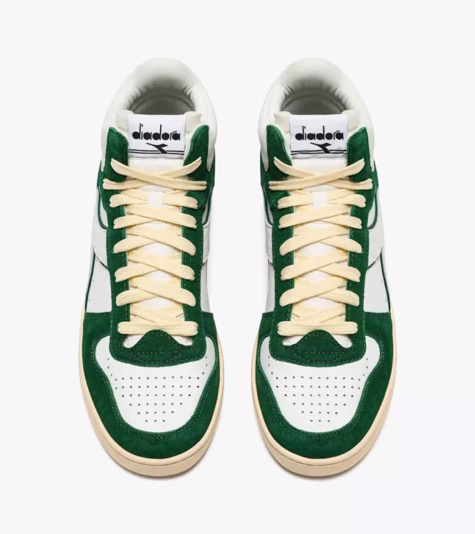 Magic Basket Demi Cut Suede Leather Sneakers sportive