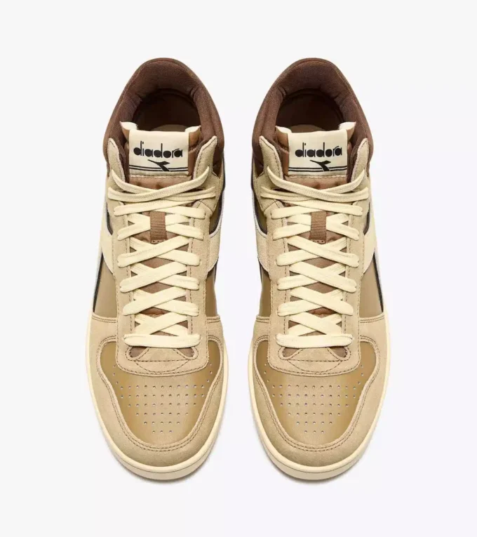 Magic Basket Demi Cut Suede Leather Sneakers sportive