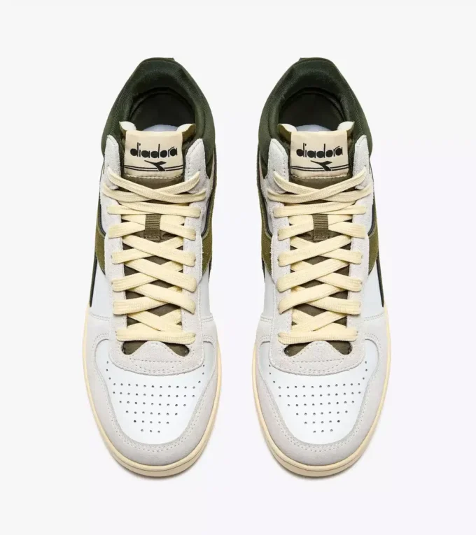 Magic Basket Demi Cut Suede Leather Sneakers sportive