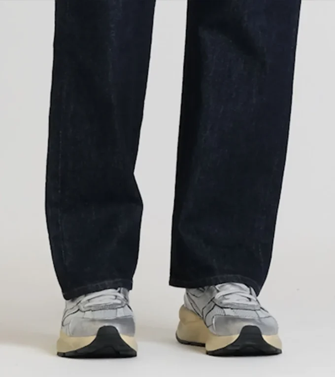 Mercury Elite Silver Used Wn Heritage sneaker in pelle
