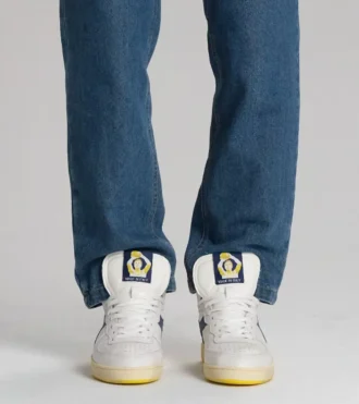 Mi Basket Forty Knit Italia Heritage sneaker in pelle