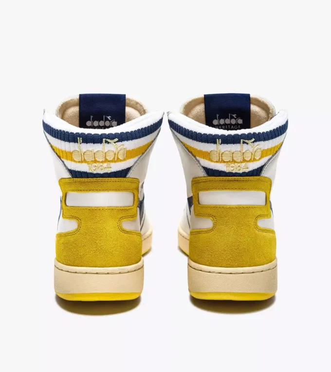 Mi Basket Forty Knit Italia Heritage sneaker in pelle
